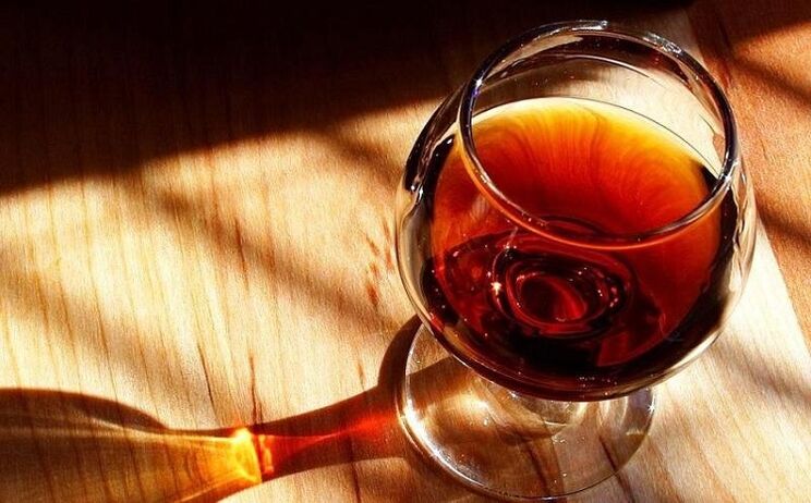 Cognac digunakan untuk menghilangkan parasit dari badan